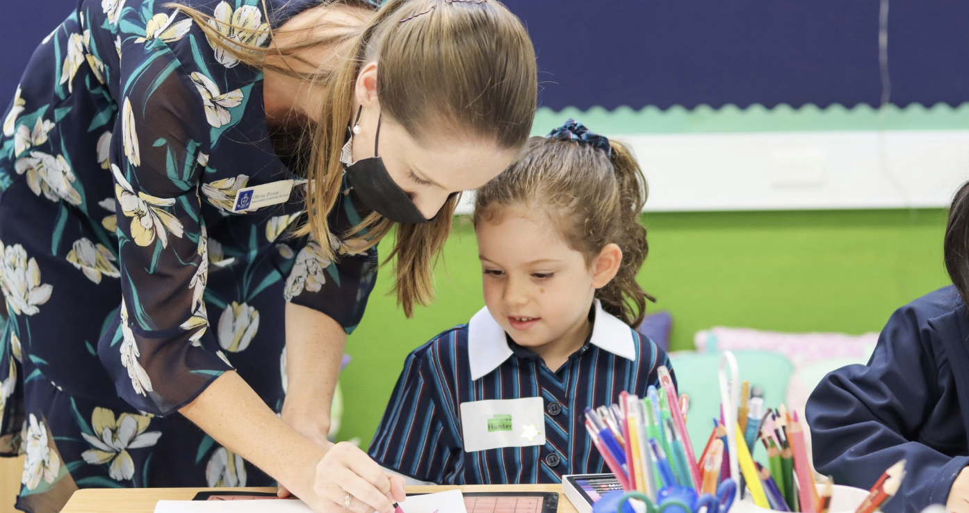 Hands on learning in Year 1 at Newcastle Grammar School's Park Campus