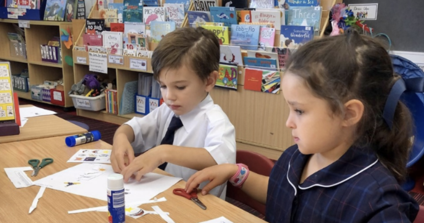 Hands on learning in Year 1 at Newcastle Grammar School's Park Campus