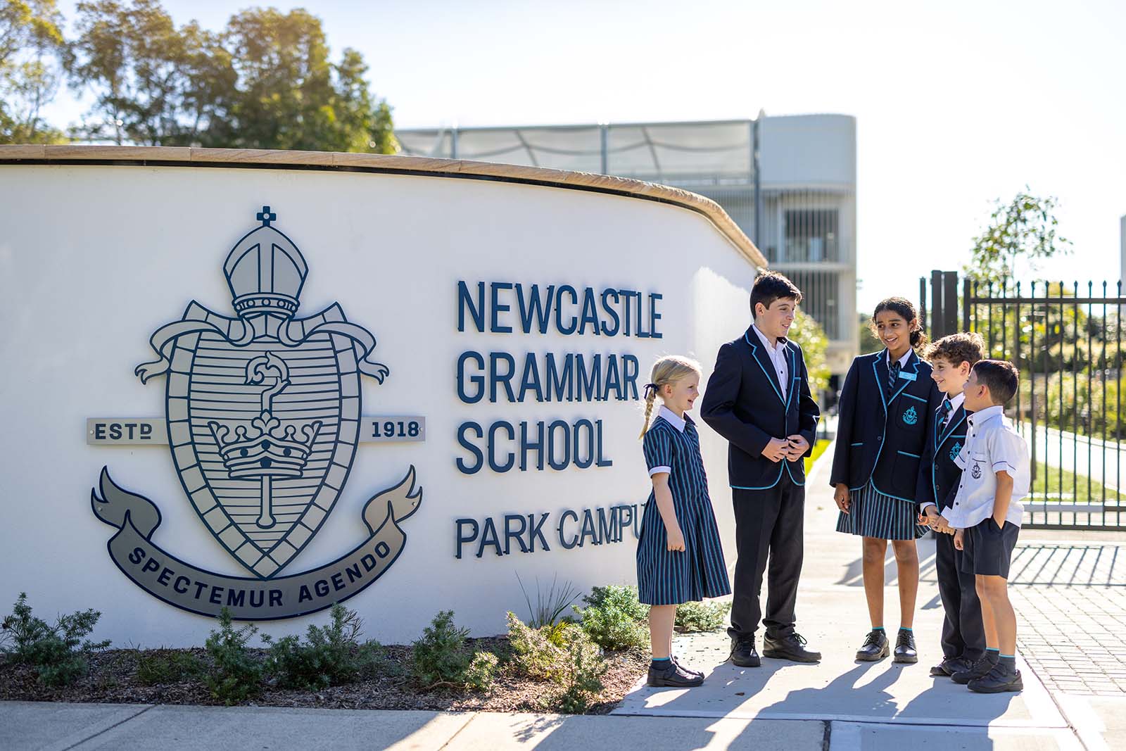 Confident students transitioning to Hill Campus